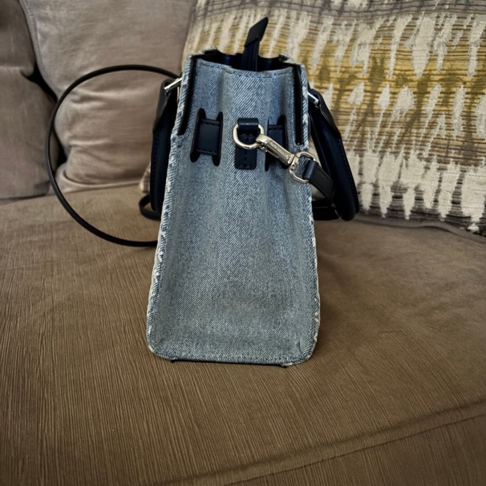 Michael Kors Navy Blue and Denim Women's Bag - Picture 3 of 5